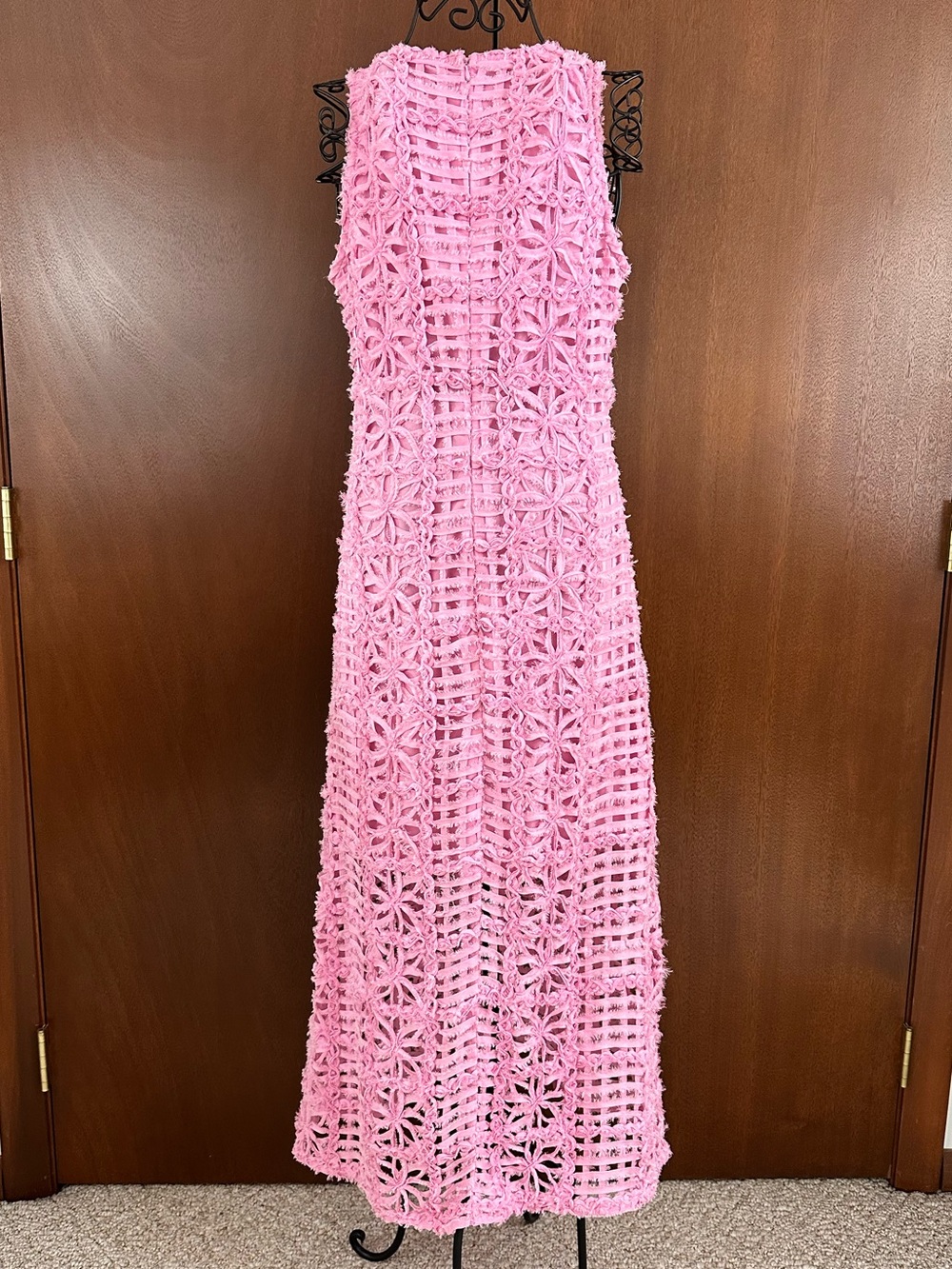 Endless Rose Pink Textured Sleeveless Maxi Dress - Picture 5 of 12